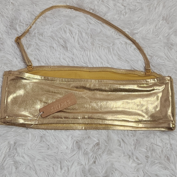 Gold Skims METALLIC SWIM BANDEAU BIKINI/MEDIUM/ NWT - Picture 6 of 13